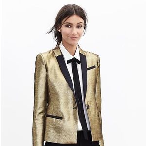 Banana Republic Gold Blazer